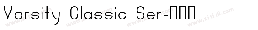 Varsity Classic Ser字体转换 Varsity Classic Ser字体转换